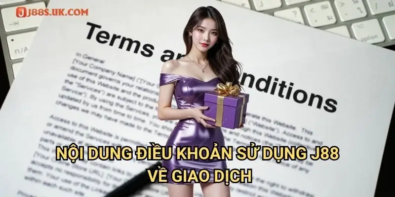 Nội Dung Điều Khoản Sử Dụng J88 Về Giao Dịch